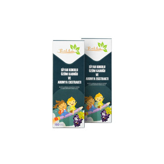 RALİLA Siyah Üzüm Kabuğu - Aronya Ekstraktı 150 ml 2 ADET RALİLA Siyah Üzüm Kabuğu - Aronya Ekstraktı 150 ml 2 ADET