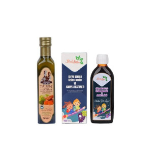 RALİLA Organik Talkım Zencefilli Ve Zerdeçallı Sirke Ve Quercetin Ilaveli Resveratrol Sağlık Kiti