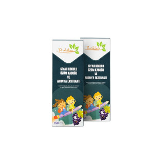 RALİLA Siyah Üzüm Kabuğu - Aronya Ekstraktı 150 ml 2 ADET