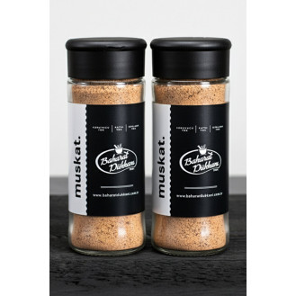 Baharat Dükkanı Muskat Toz 55gr (cam) 2'li Set
