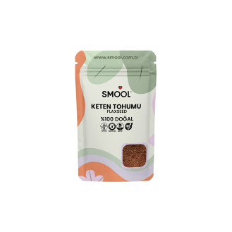 SMOOL Keten Tohumu 500 gr - Flax Seed 500 gr - Glütensiz-Gluten Free-Doğal-Natural